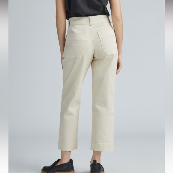 Everlane Organic Straight Leg Pants in Pumic Stone, size 12 - Picture 5 of 10